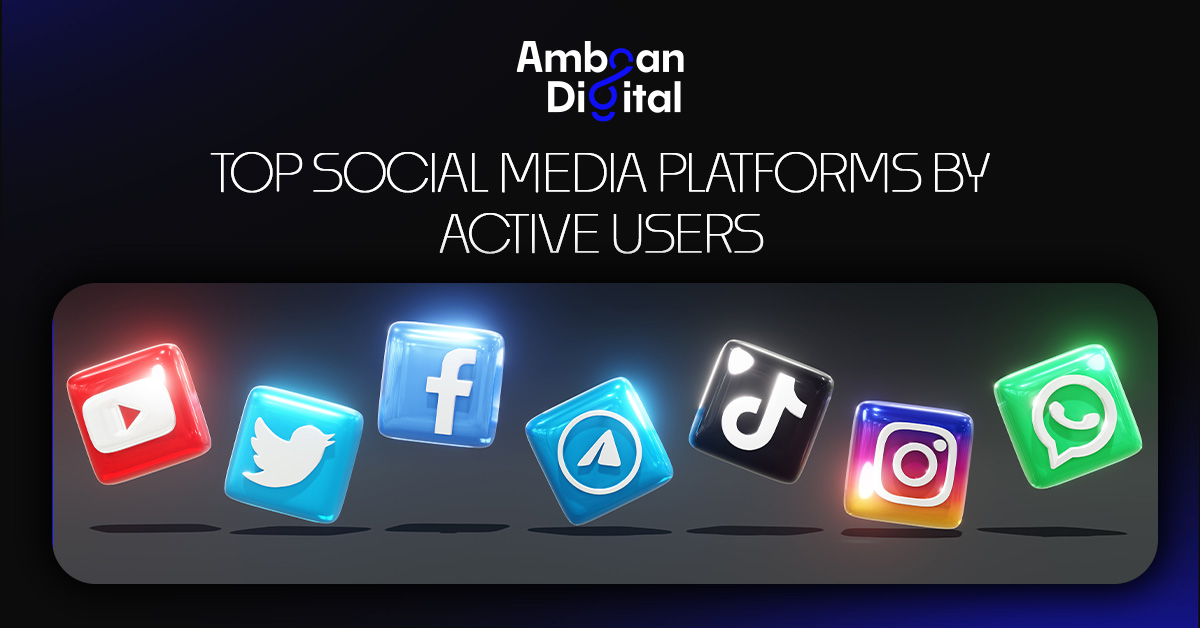 Top social media platforms by active users
